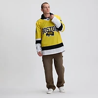 Men's Fanatics Jeremy Swayman Gold Boston Bruins 2026 NHL Stadium Series Premium Jersey