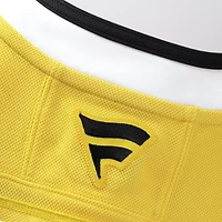 Maillot premium Fanatics Jeremy Swayman Gold des Bruins de Boston, série stades la LNH 2026