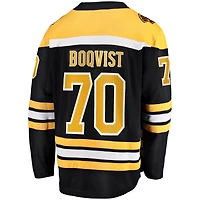 Maillot Breakaway à domicile des Bruins de Boston Fanatics Jesper Boqvist pour hommes, noir