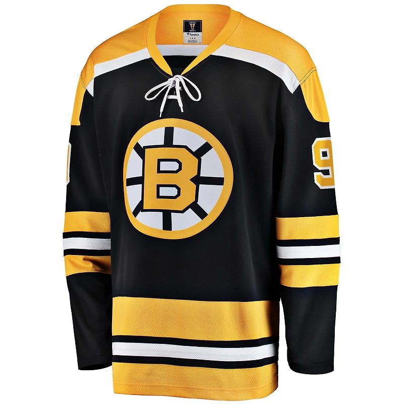 Maillot de joueur retraité John Bucyk des Bruins Boston, noir, la marque Fanatics Premier Breakaway, pour homme