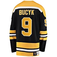 Maillot de joueur retraité Fanatics John Bucyk pour hommes, noir, Boston Bruins, Premier Breakaway