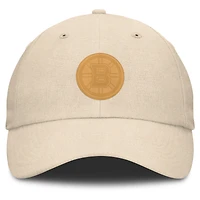 Men's Fanatics Tan Boston Bruins Front Office Canvas Adjustable Hat