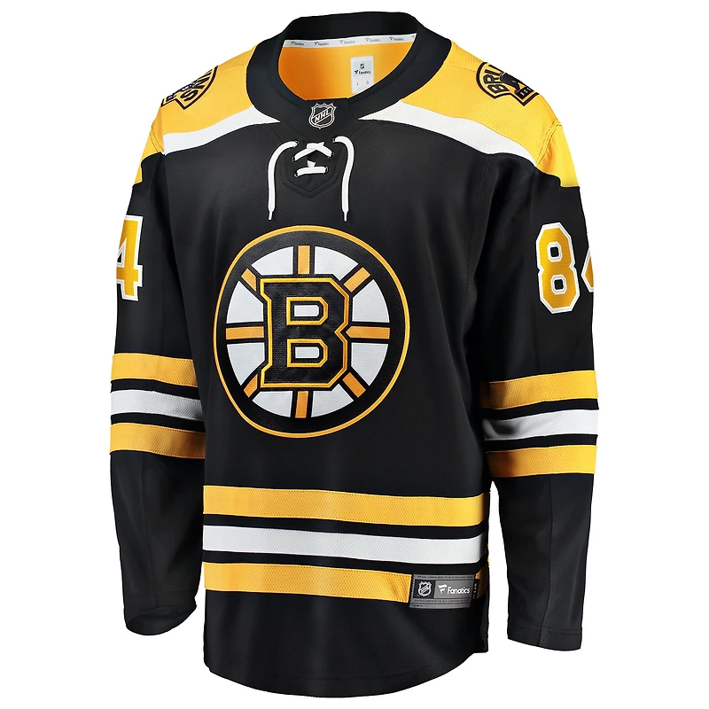 Men's Fanatics Tanner Jeannot Black Boston Bruins Home Breakaway Jersey