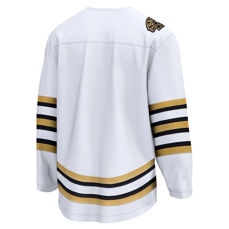 Men's Fanatics White Boston Bruins Alternate Breakaway Jersey