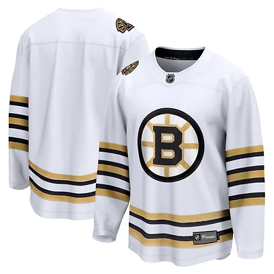 Maillot blanc alternatif des Bruins de Boston Fanatics pour hommes