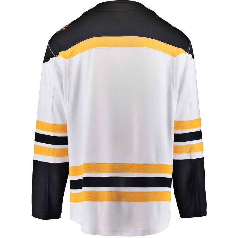Men's Fanatics White Boston Bruins Away Breakaway Jersey