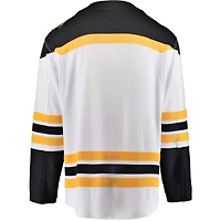 Men's Fanatics White Boston Bruins Away  Breakaway Jersey
