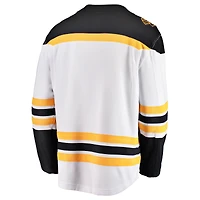 Maillot Breakaway Away blanc des Bruins de Boston Fanatics pour hommes