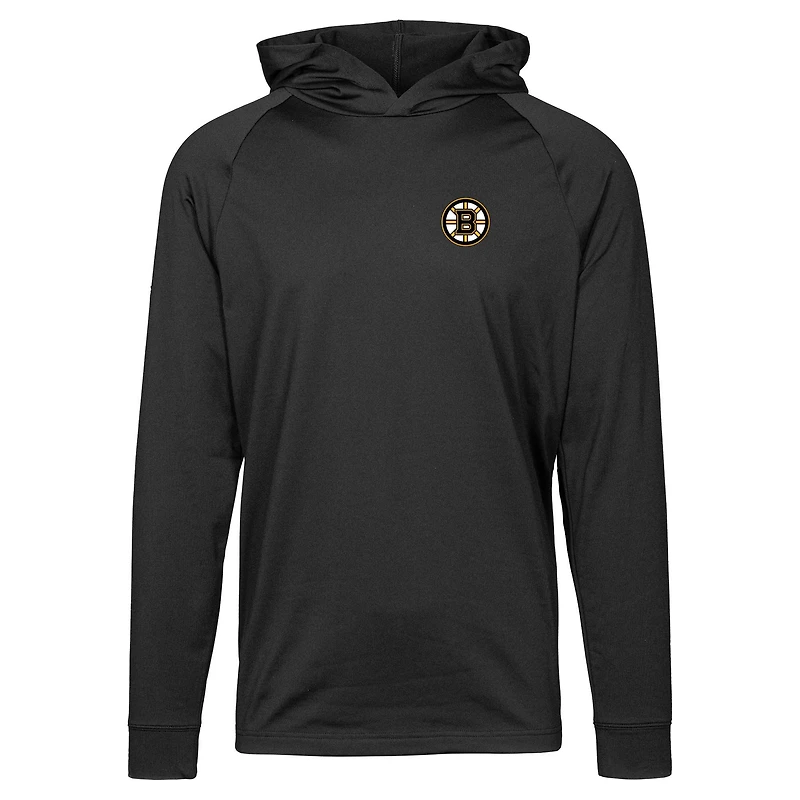 Men's Levelwear Black Boston Bruins Dimension Insignia Core Pullover Hoodie