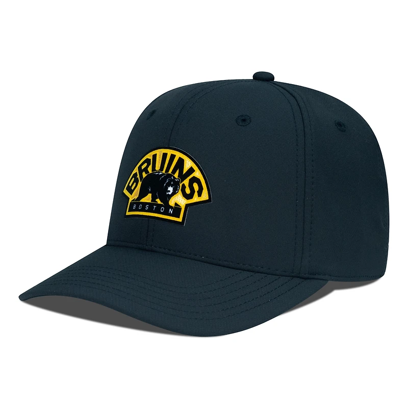 Men's Levelwear Black Boston Bruins Rise Skylight Flex Hat