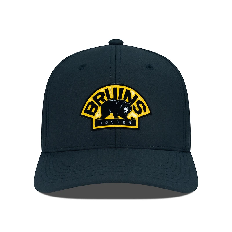 Men's Levelwear Black Boston Bruins Rise Skylight Flex Hat