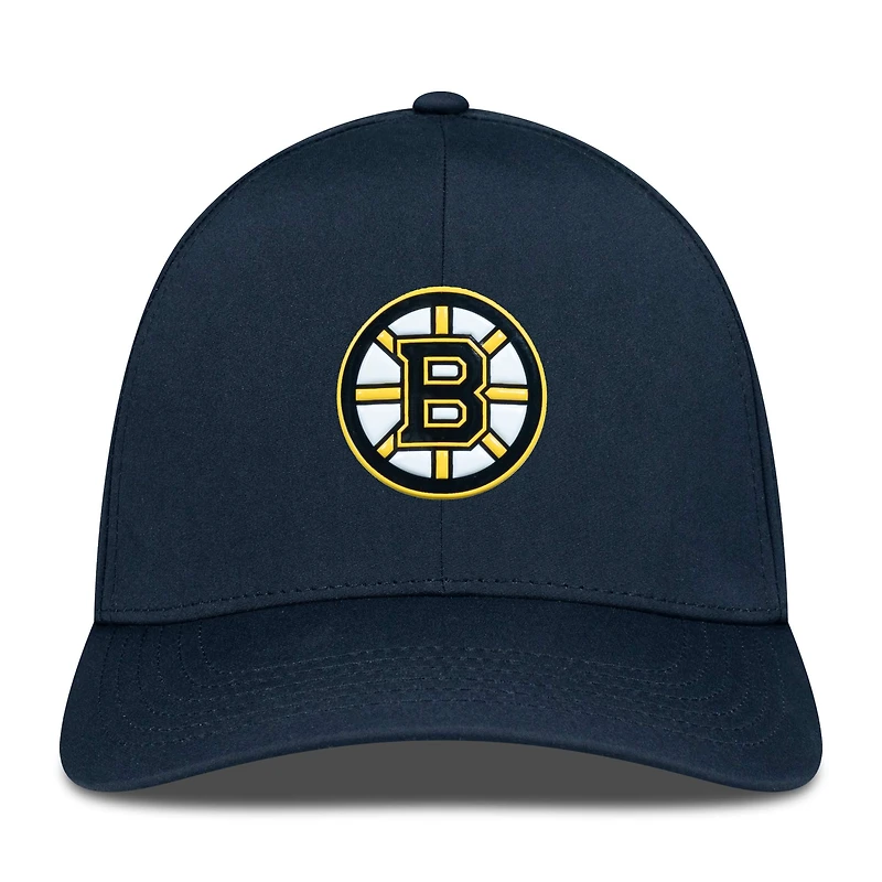 Men's Levelwear White Boston Bruins Zeta Insignia Core Flex Hat