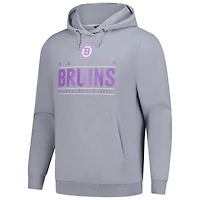 Sweat à capuche gris Levelwear pour homme des Bruins de Boston, motif « Hockey Fights Cancer » Pulsar Off Season Tri-Blend