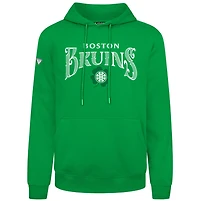 Men's Levelwear Green Boston Bruins St. Patrick's Day Podium Hoodie