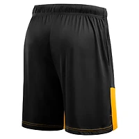 Short athlétique noir à logo pour homme des Bruins de Boston, le meilleur meilleurs