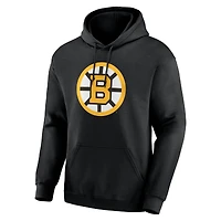 Men's Logo Athletic Black Boston Bruins Essential Hoodie