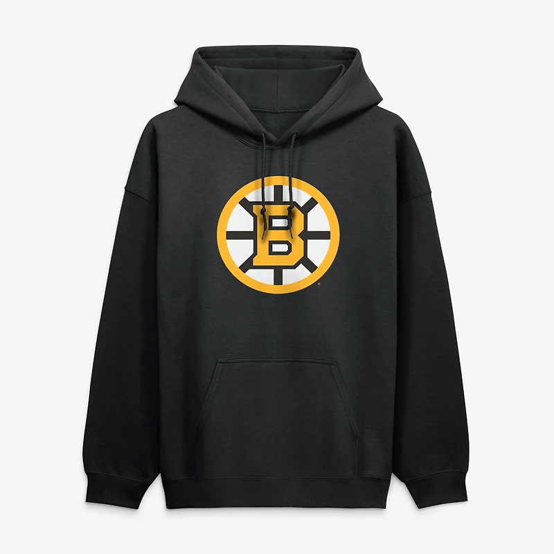 Men's Logo Athletic Black Boston Bruins Essential Hoodie