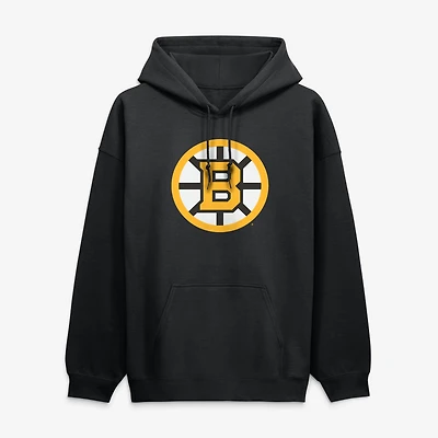 Men's Logo Athletic Black Boston Bruins Essential Hoodie
