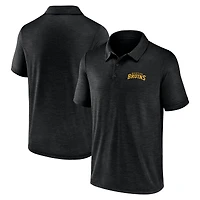 Men's Logo Athletic Black Boston Bruins Unstoppable Polo