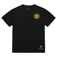 T-shirt Mitchell & Ness noir Boston Bruins Core Penalty Box 3.0 pour homme