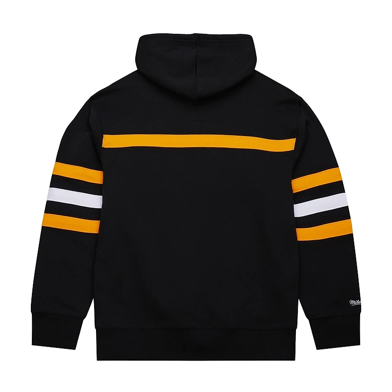 Sweat à capuche noir Mitchell & Ness pour homme avec slogan de l'entraîneur-chef des Bruins Boston