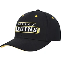 Casquette snapback LOFI Pro des Bruins de Boston Mitchell & Ness pour homme, noir