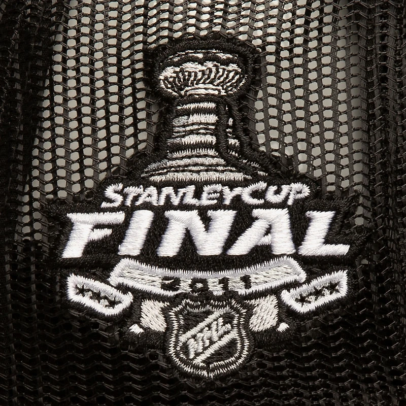 Men's Mitchell & Ness Black Boston Bruins SOUL Collection Golden Stanley Cup Champions Trucker Adjustable Hat