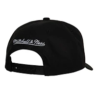 Casquette réglable noire Mitchell & Ness des Bruins de Boston Team Ground Pro pour hommes