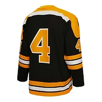 Men's Mitchell & Ness Bobby Orr Black Boston Bruins  1971 Blue Line Player Jersey