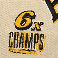 Men's Mitchell & Ness  Cream Boston Bruins Soul Legacy Defined Two-Tone Pro Crown Adjustable Hat