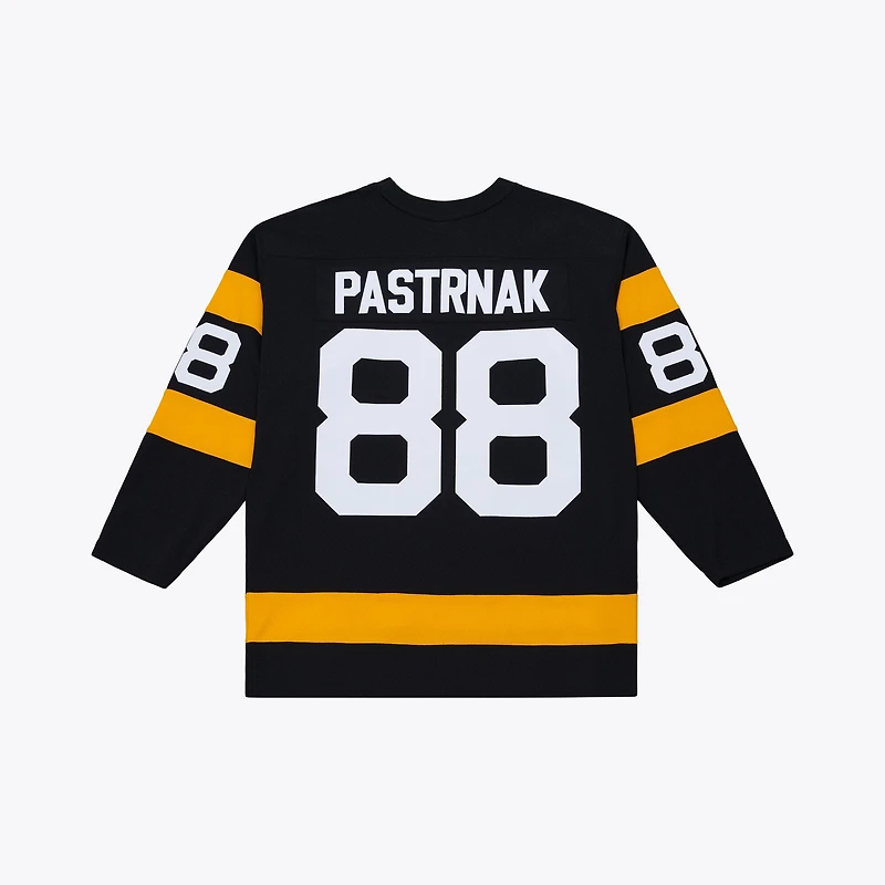 Maillot de jeu puissance noir Mitchell & Ness David Pastrnak des Bruins Boston 2015 pour hommes