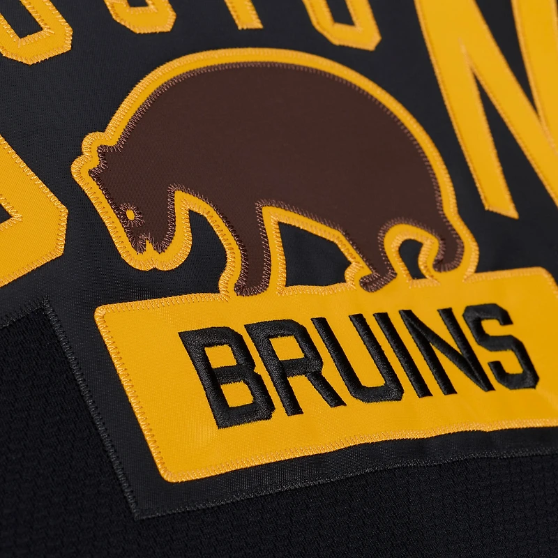 Men's Mitchell & Ness David Pastrnak Black Boston Bruins 2015 Power Play Jersey