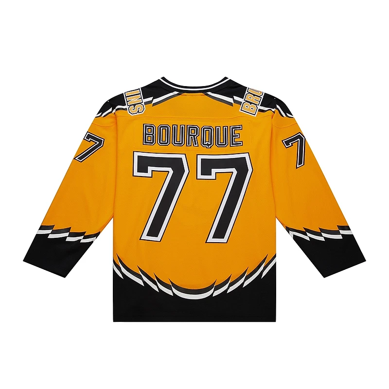 Men's Mitchell & Ness Ray Bourque Gold Boston Bruins 1996-97 Power Play Jersey