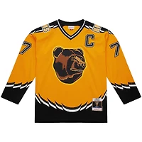 Men's Mitchell & Ness Ray Bourque Gold Boston Bruins Big Tall 1996-97 Blue Line 2.0 Jersey
