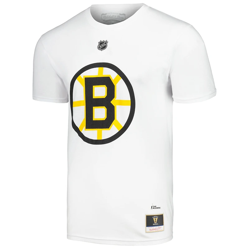 T-shirt avec nom et numéro des Bruins de Boston blanc Mitchell & Ness Willie O'Ree pour hommes