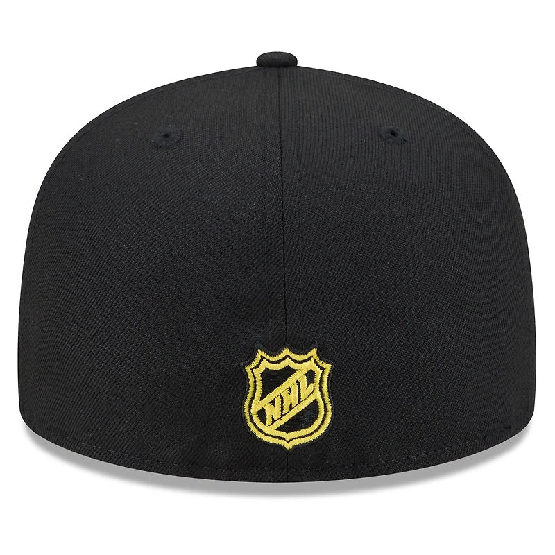 Casquette ajustée New Era noire pour homme, Boston Bruins, série Stadium 2026 de la LNH, modèle 59FIFTY