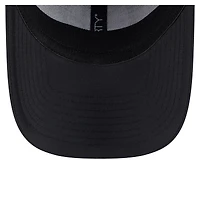 Men's New Era  Black Boston Bruins Blackout 39THIRTY Flex Fit Hat