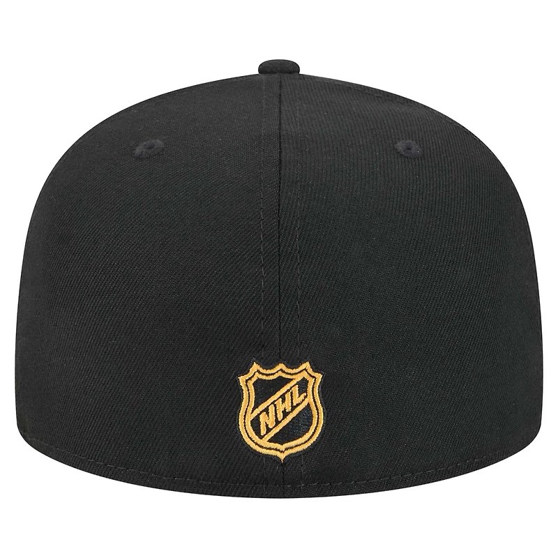Men's New Era Black Boston Bruins Core 59FIFTY Fitted Hat