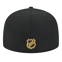 Men's New Era  Black Boston Bruins Core 59FIFTY Fitted Hat