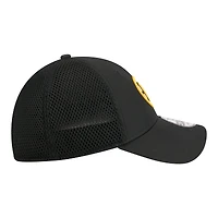 Casquette New Era Flex noire pour homme avec logo des Bruins de Boston (modèle 39THIRTY).
