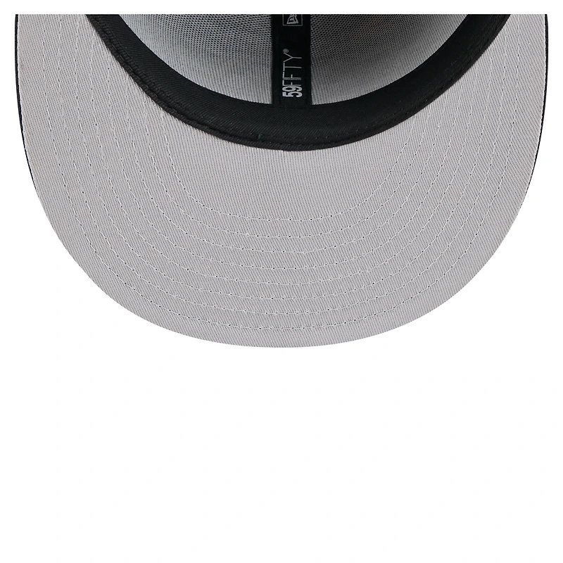 Casquette ajustée 59FIFTY noire New Era pour homme, Boston Bruins State Stitch