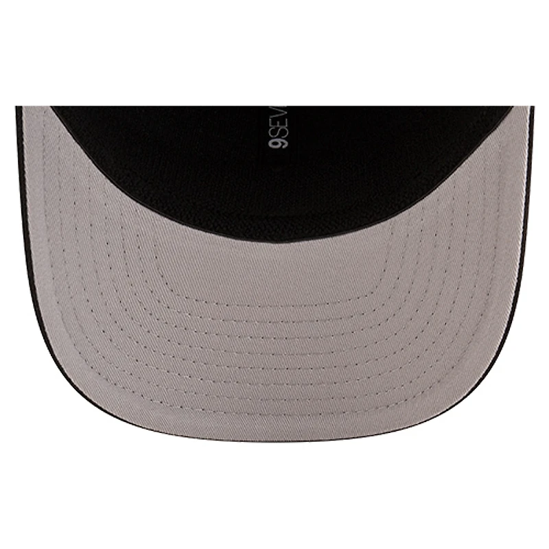 Men's New Era Black Boston Bruins Team Collection Basic 9SEVENTY Adjustable Hat