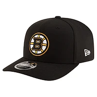 Men's New Era  Black Boston Bruins Team Collection Basic 9SEVENTY Adjustable Hat