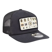 Casquette trucker ajustable New Era 19TWENTY pour homme, couleur anthracite