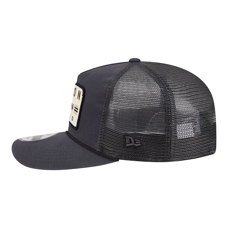 Casquette trucker ajustable New Era 19TWENTY pour homme, couleur anthracite