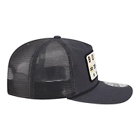 Men's New Era Charcoal Boston Bruins Washed Patch 19TWENTY Trucker Adjustable Hat