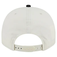 Casquette snapback 9FIFTY A-Frame à point de chaînette New Era crème/noir pour homme des Bruins de Boston