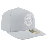 Casquette ajustée A-Frame 59FIFTY pour homme avec pack de couleurs Boston Bruins gris New Era