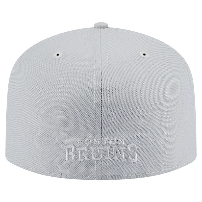Casquette ajustée A-Frame 59FIFTY pour homme avec pack de couleurs Boston Bruins gris New Era