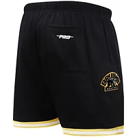 Short classique en maille Pro Standard noir des Bruins de Boston pour hommes